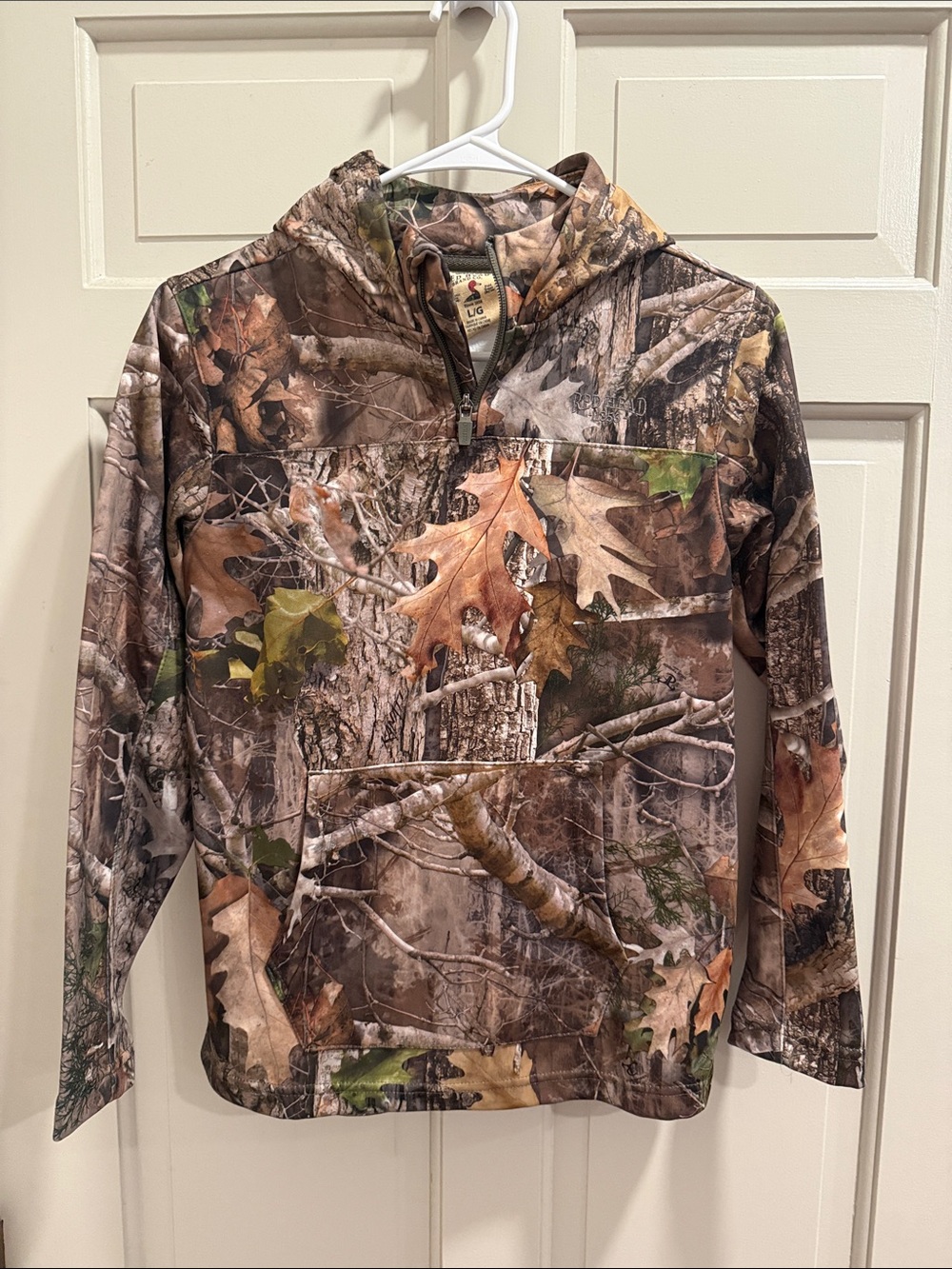 NWT RedHead Youth Pullover Tech Hoodie - True Timber Kanati Camo Size Large